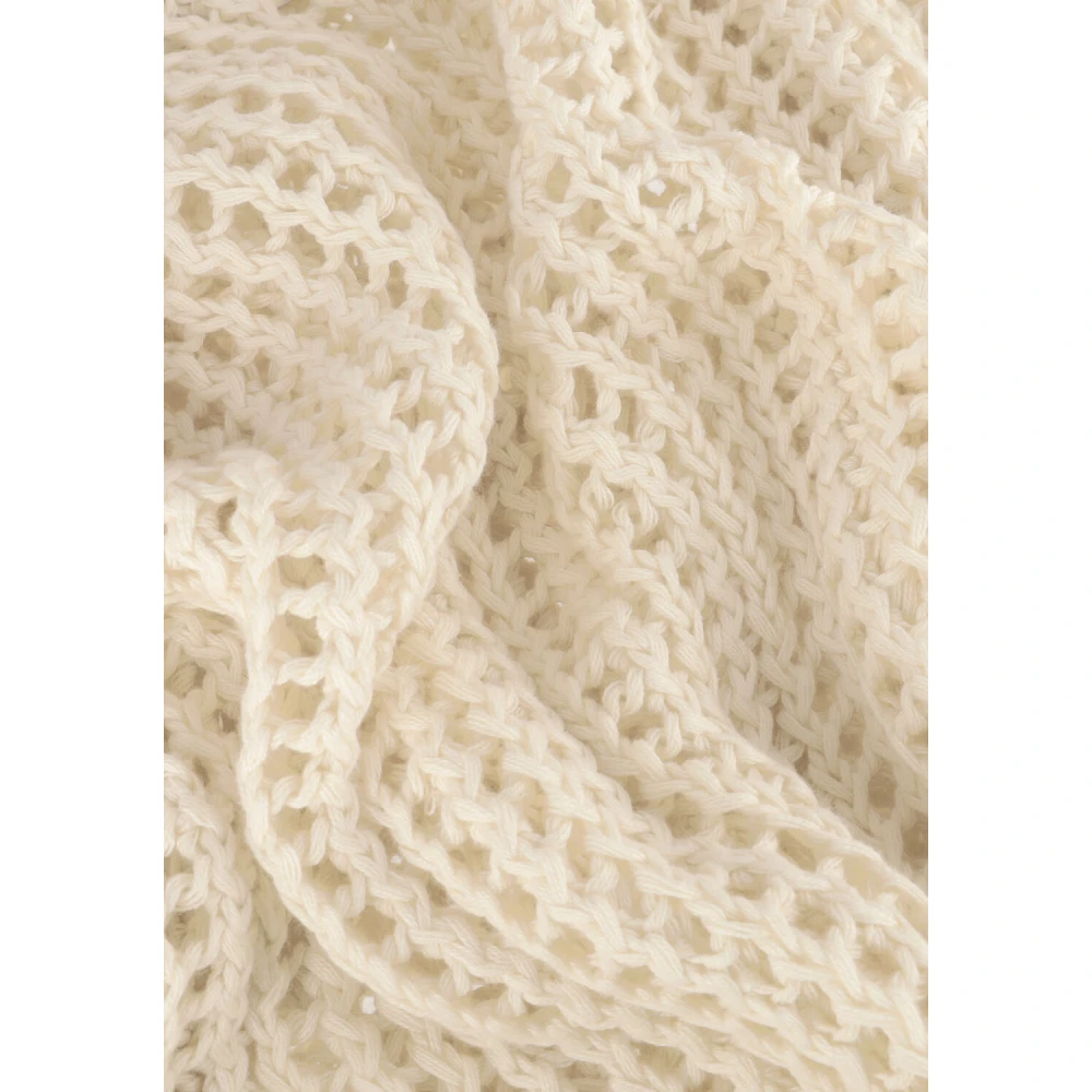 Y.A.S Beige Gebreide Jurk voor Vrouwen Beige Dames
