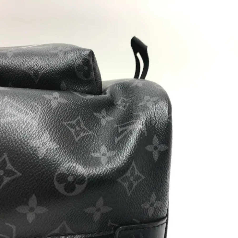 Louis Vuitton Vintage Pre-owned Canvas backpacks Black Heren