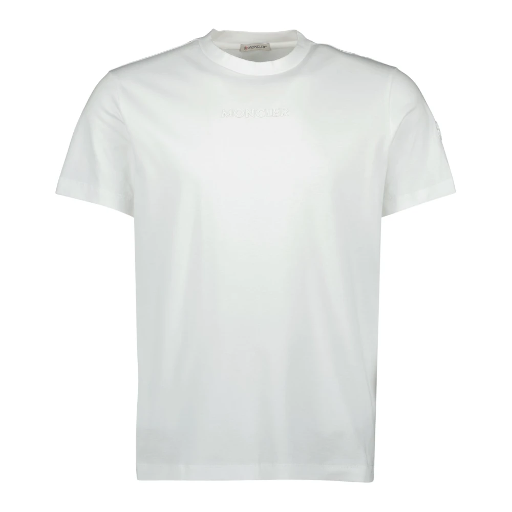 Moncler Men's White T-Shirts, Xs, Logo T-Shirt Spring-Summer 2025