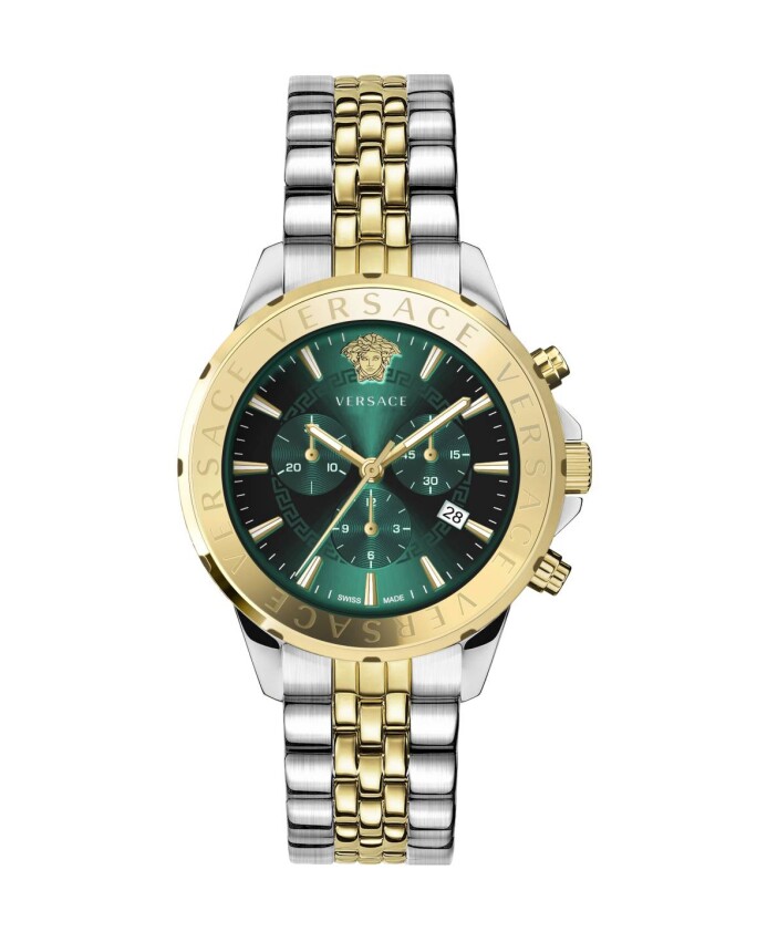 montre-chronographe-homme-signature-vert