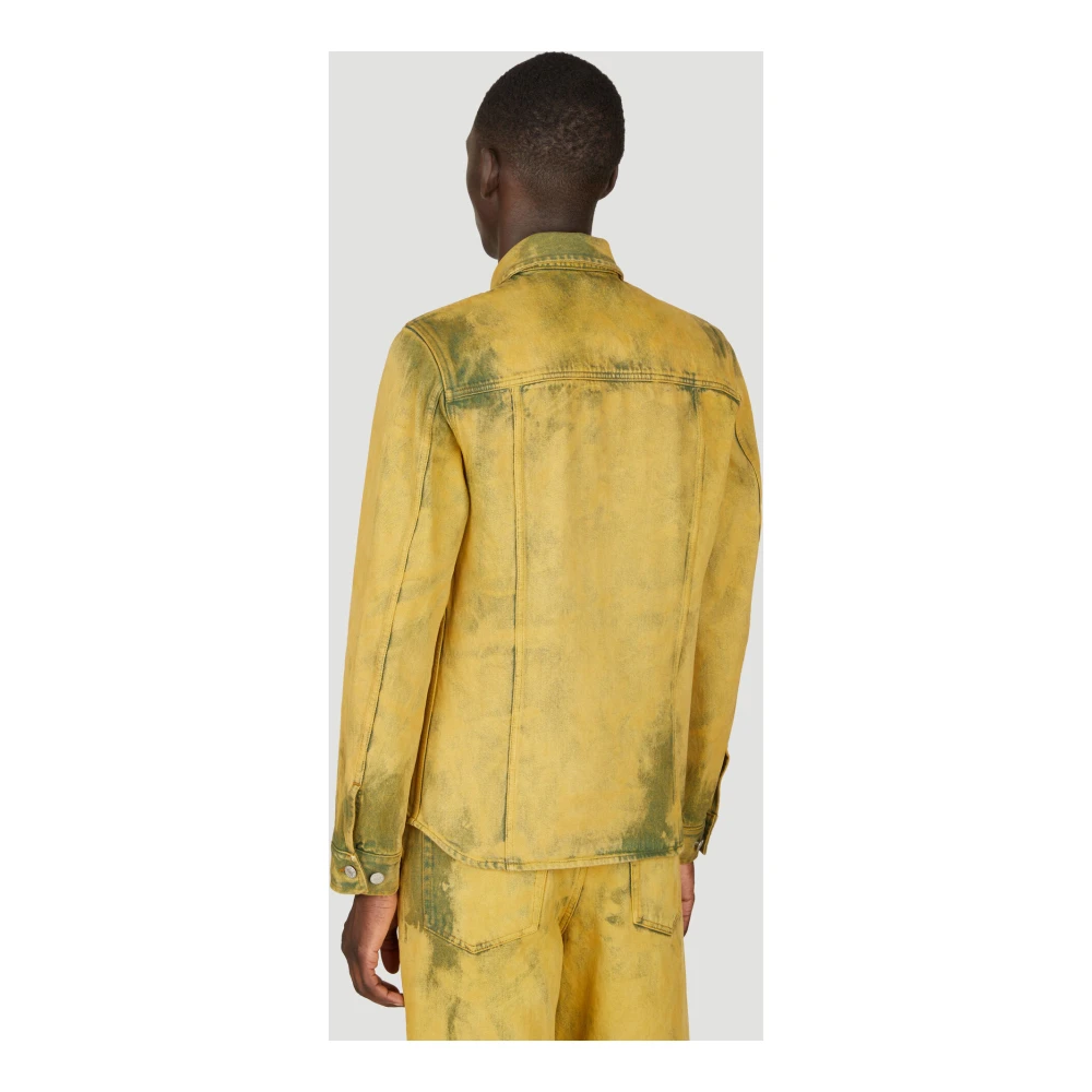 Dries Van Noten Shirts Yellow Heren