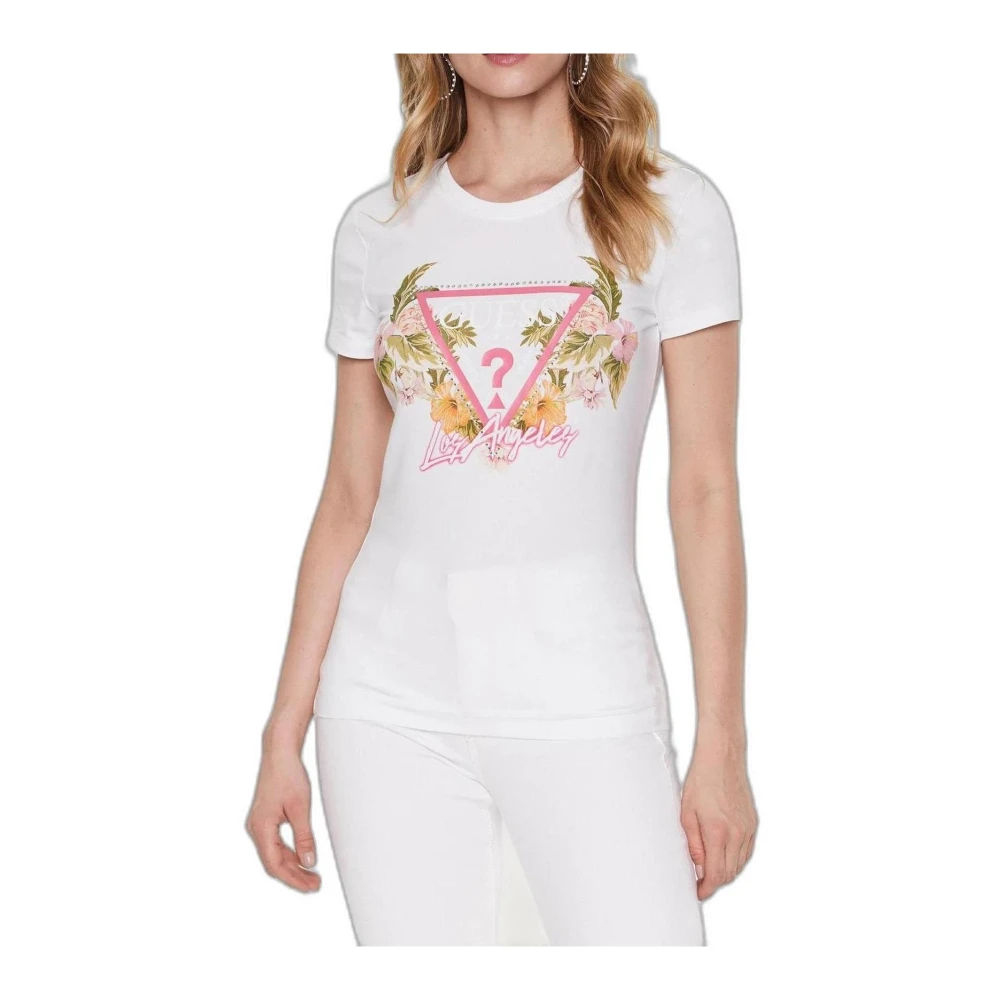 Guess T-Shirt White Dames
