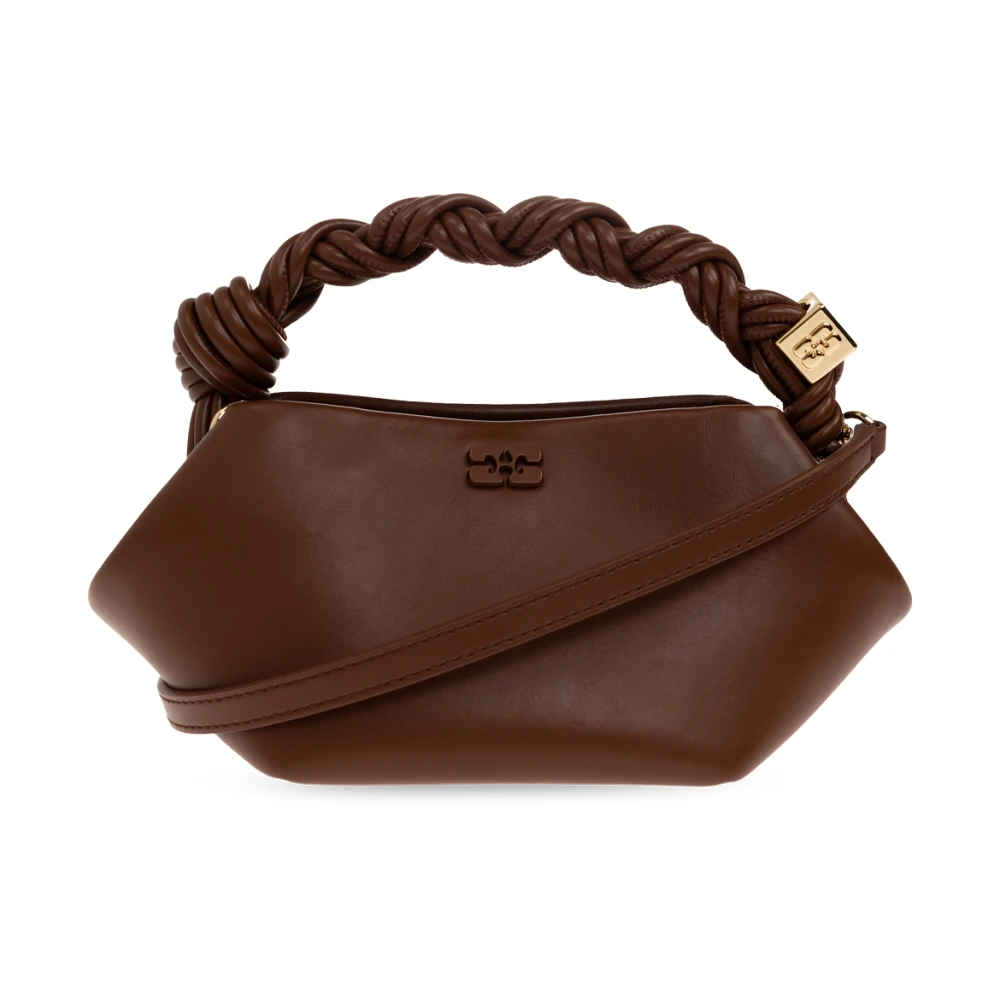 Ganni , Handbags, Female, Brown, One Size, Eco-Leather Bag