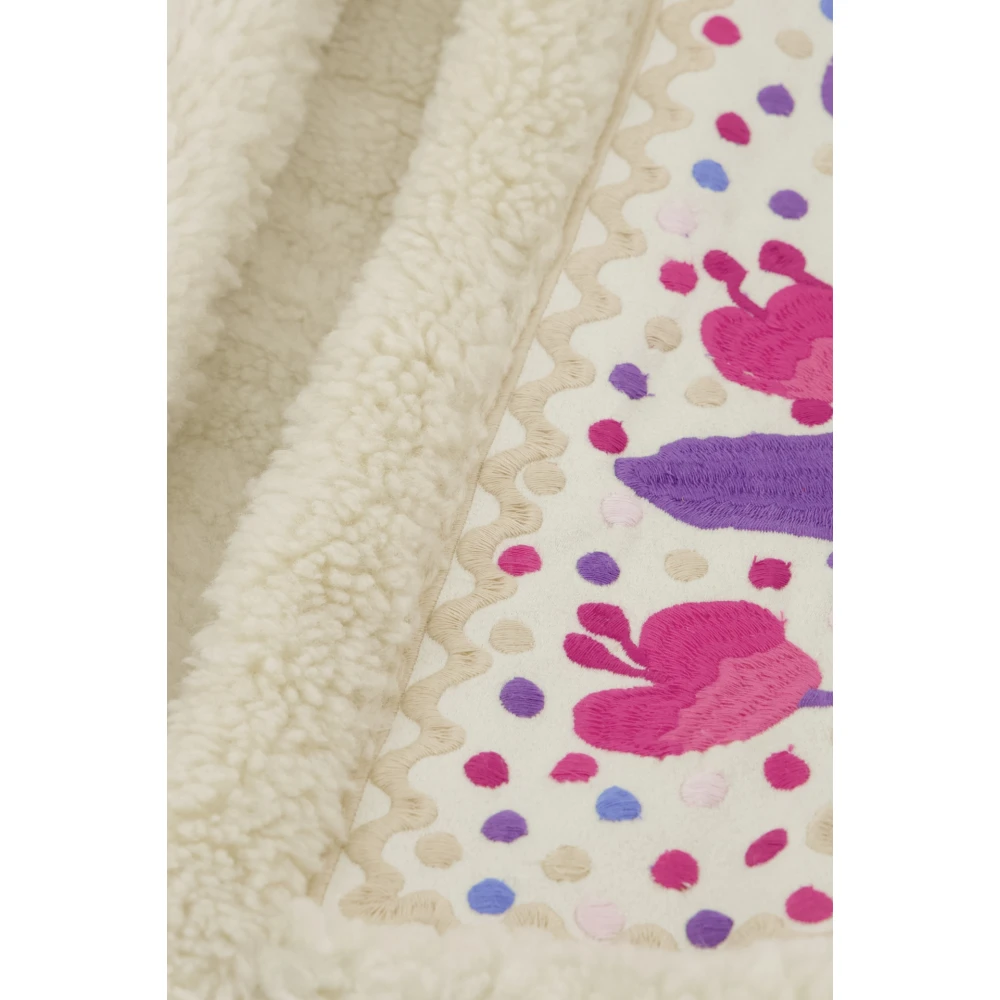 Fabienne Chapot Bloemrijk Geborduurd Vest Beige Dames