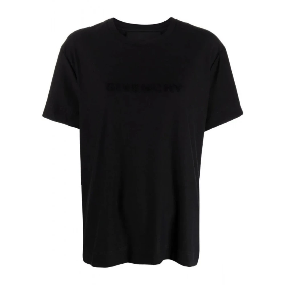 Givenchy Klassieke Fit Logo Print T-Shirt Zwart Dames