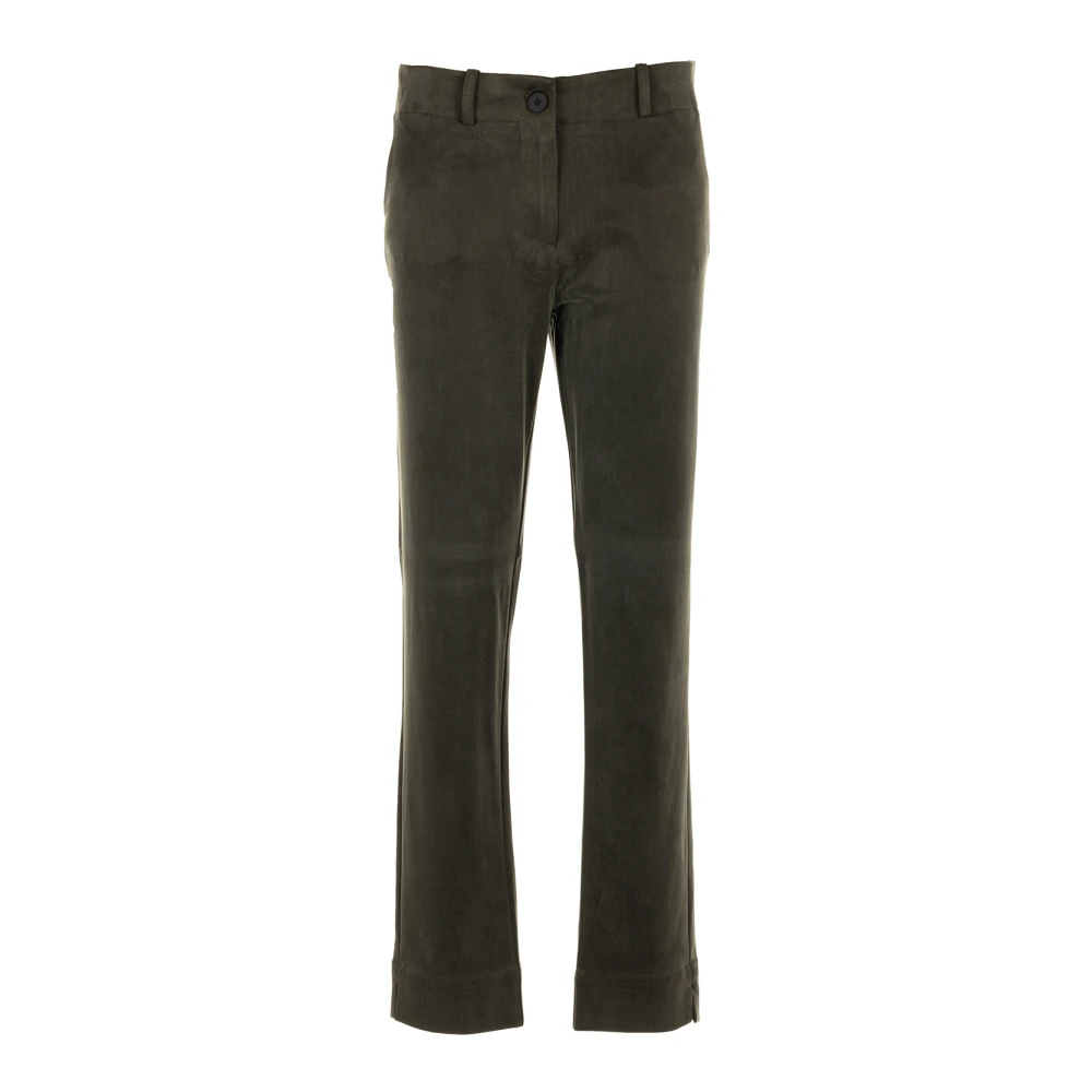 RRD Cupro Smoke Broek Green Dames
