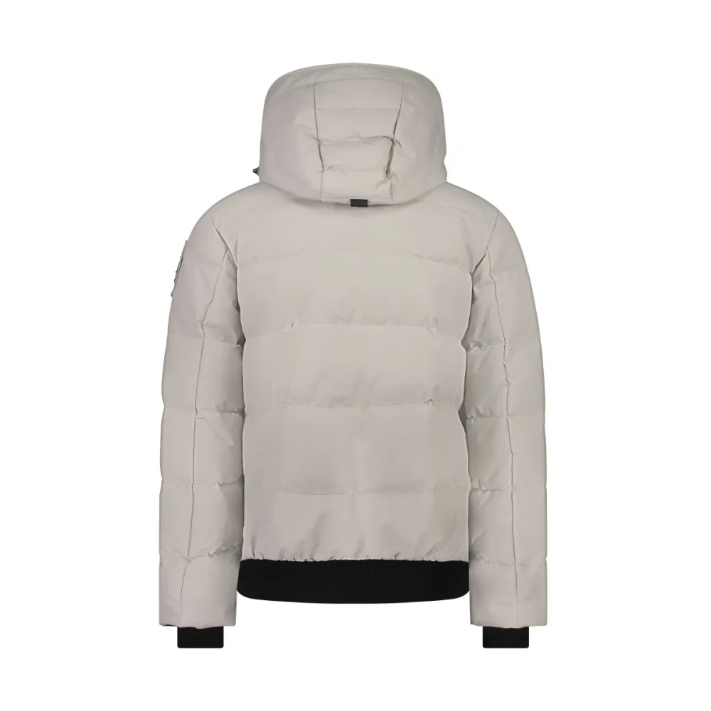 Moose Knuckles Wolken Bomberjack voor Mannen Gray Heren