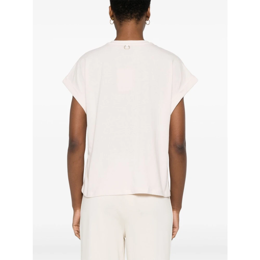 Twinset Stijlvolle T-shirts en Polos Beige Dames