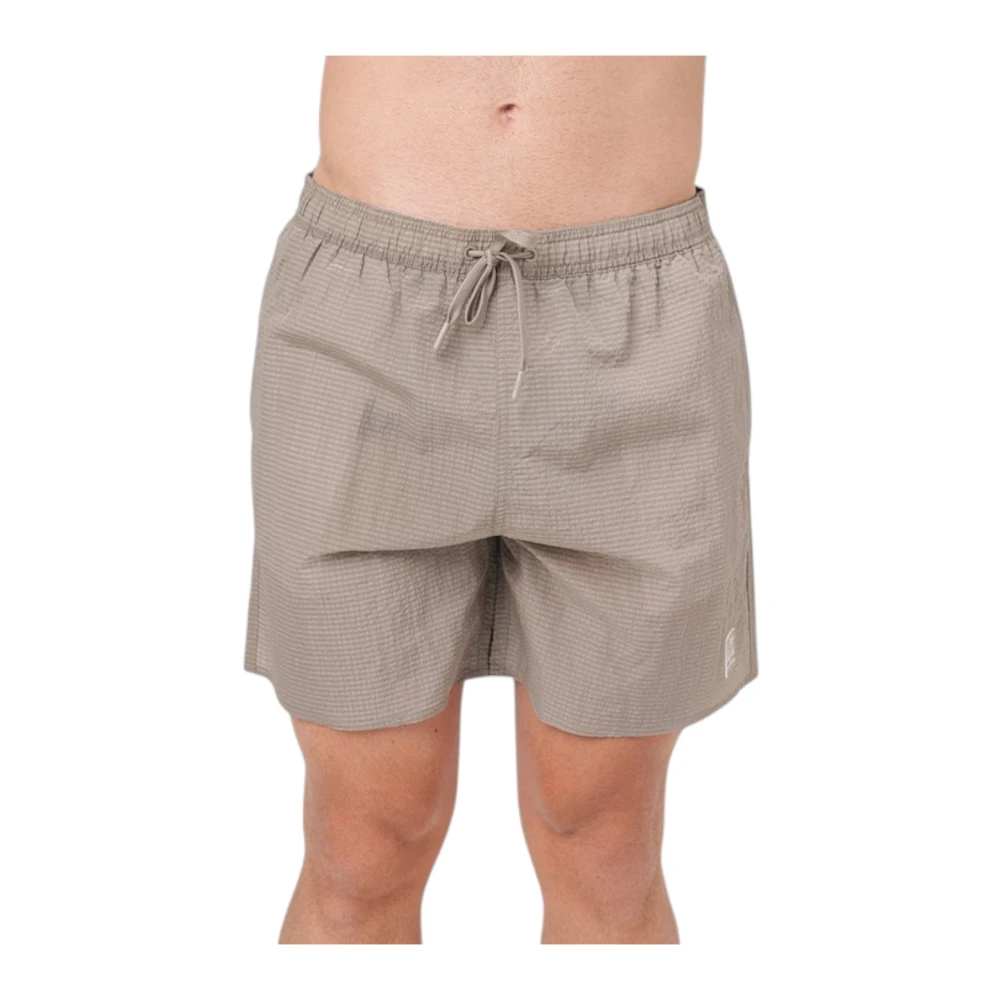 Armani Exchange Beige Mayo Short - Male - Beachwear - 2XL - Swimwear