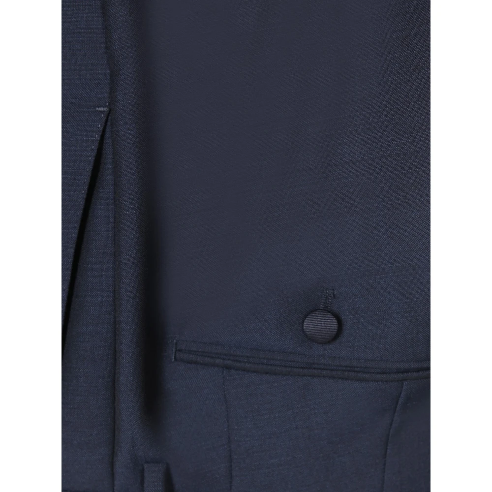 Lardini Blauw Pak Elegante Stijl Blue Heren