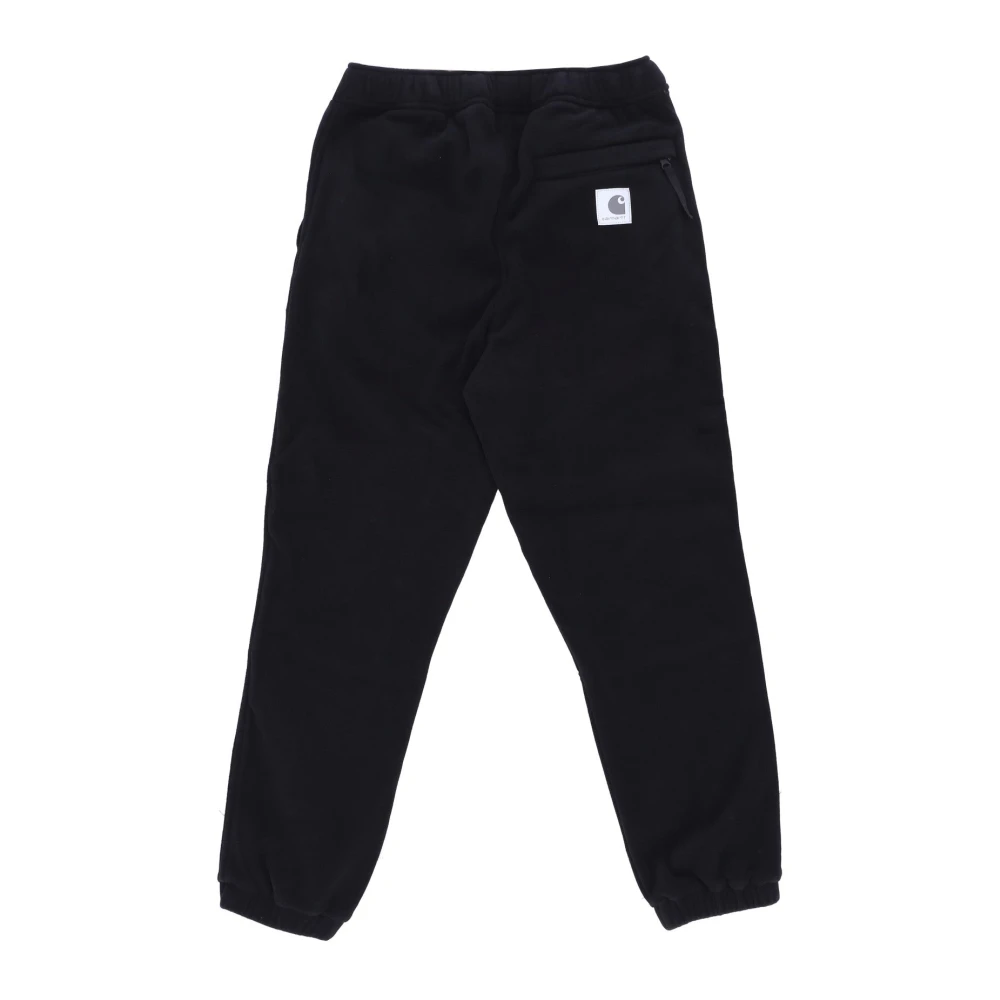 Carhartt WIP Zwarte Sweatpants met Polartec Fleece Black Heren