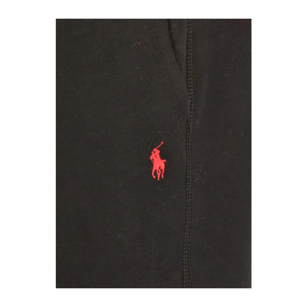 Ralph Lauren Zwarte Katoenmix Trackpants met Pony Logo Black Heren