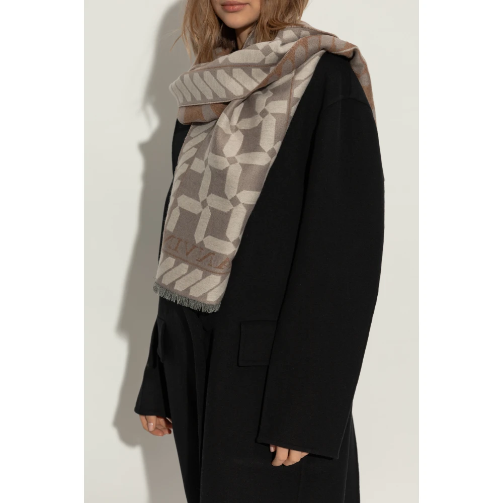 Lanvin Wollen sjaal Brown Dames