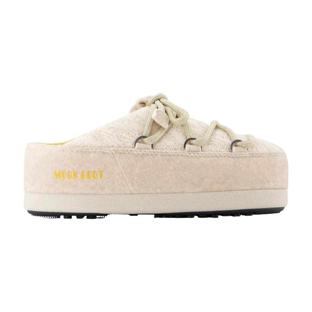 Moon Boot Women's White Mb X Gir Evx Mule Knit
