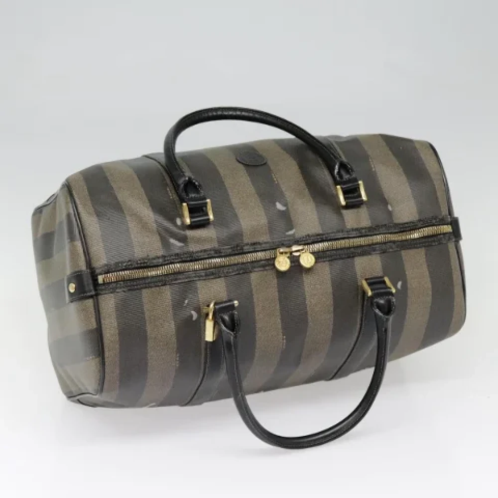 Fendi Vintage Pre-owned Canvas travel-bags Brown Dames