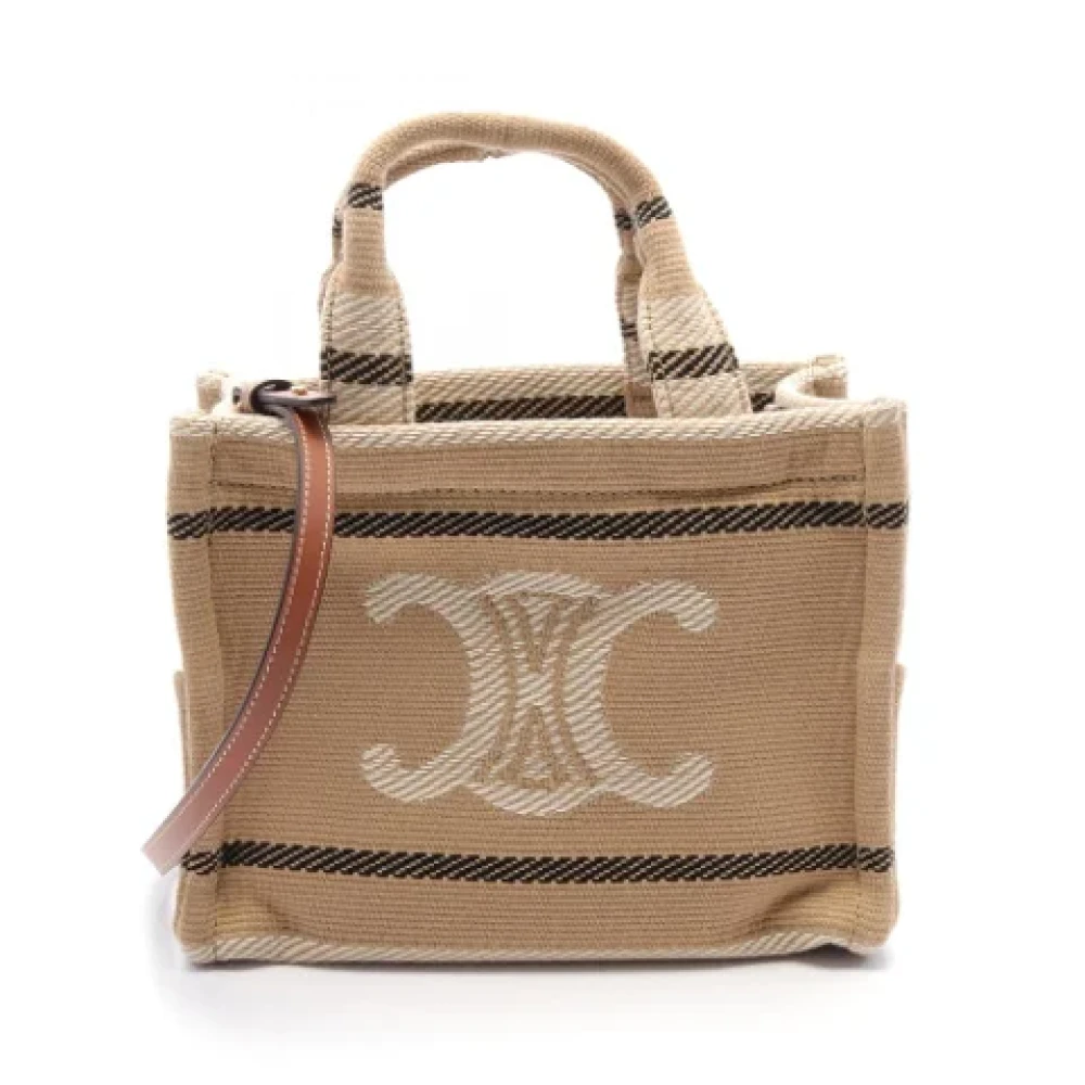 Celine Vintage Pre-owned Canvas celine-bags Brown Dames
