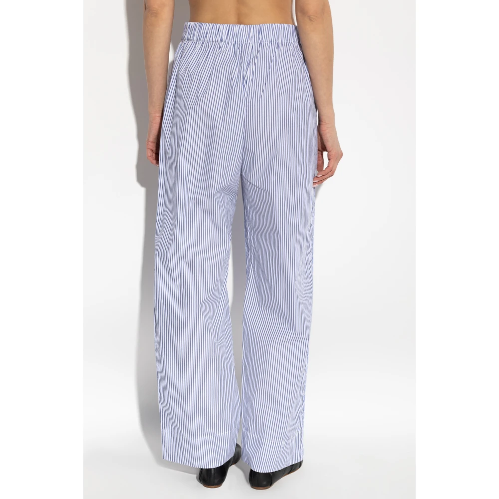 Munthe Fidda pyjamastijl broek Blue Dames