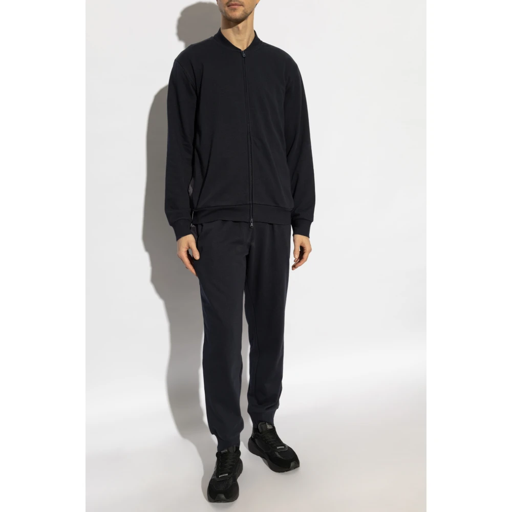 Emporio Armani Set: Sweatshirt en Sweatpants Black Heren