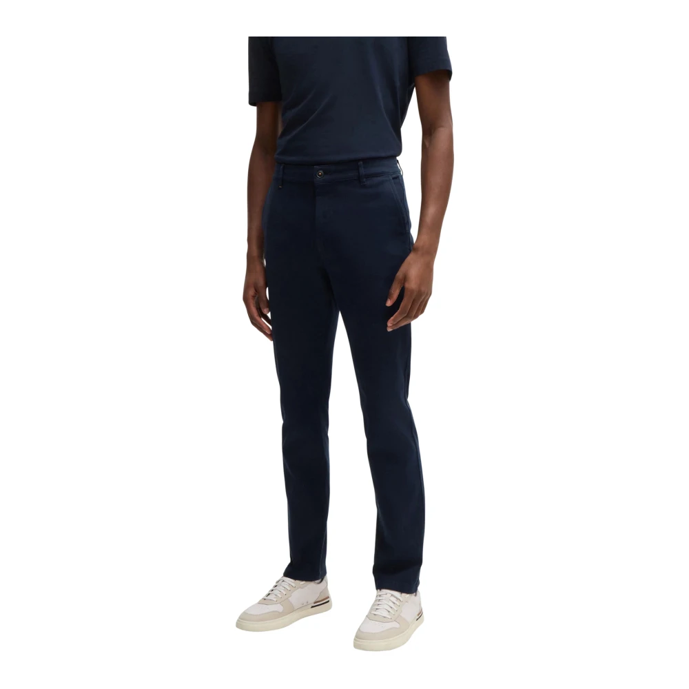 Hugo Boss Donkerblauwe Chino Broek Blue Heren