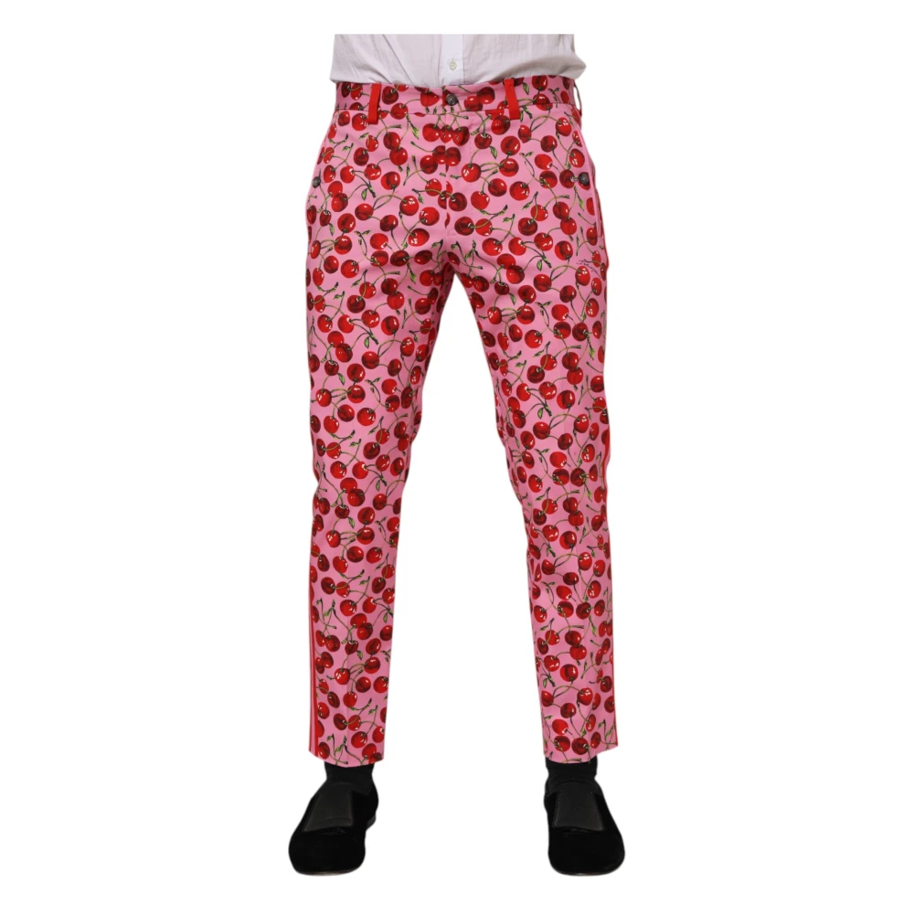 Dolce & Gabbana Hombre Rosado Pantalones, Rosa, Talla: M