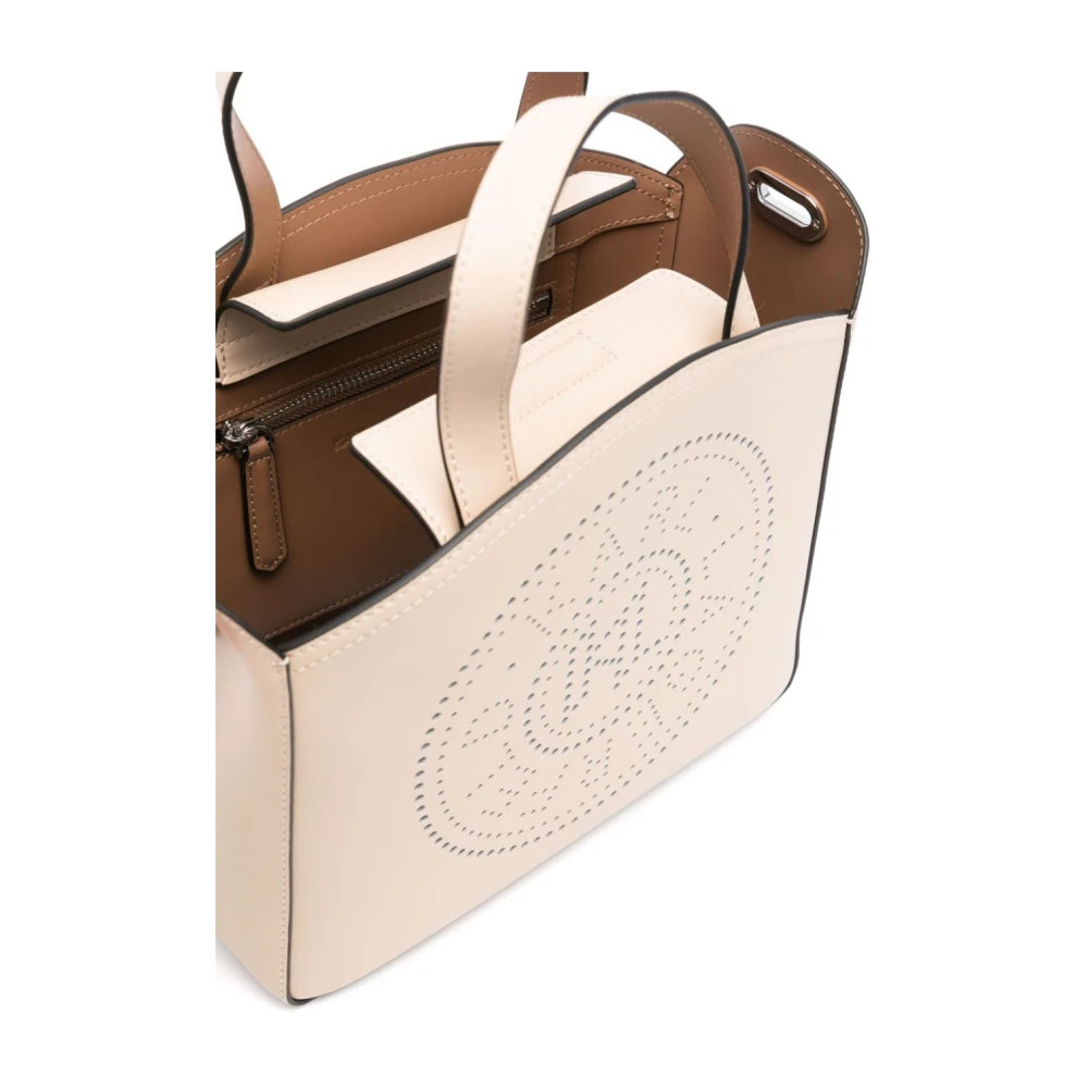 Karl Lagerfeld Tote Perforated Beige Dames
