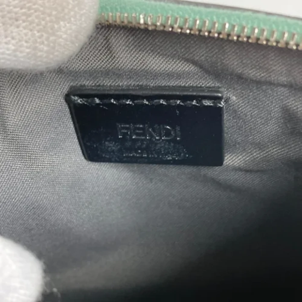 Fendi Vintage Pre-owned Leather fendi-bags Green Dames