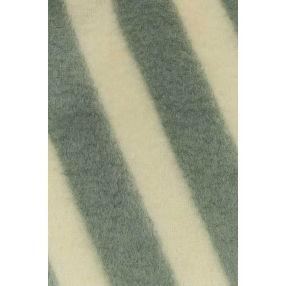 Jil Sander Geborduurde Mohair Blend Sjaal Multicolor Dames