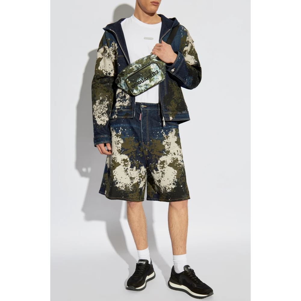 Dsquared2 Spijkerjas met capuchon Blue Heren