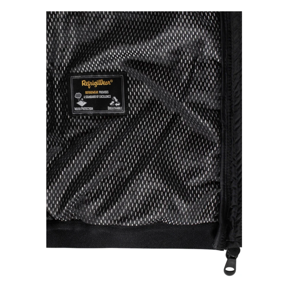RefrigiWear Korte Gewatteerde Jas Black Heren