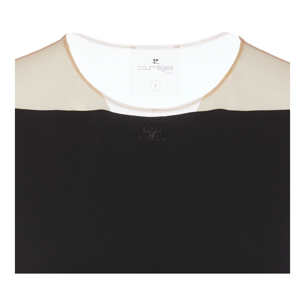 Courrèges Zwarte Top voor Vrouwen Black Dames