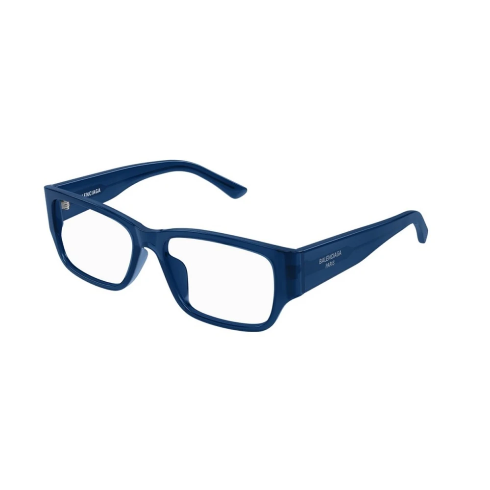 Balenciaga Men's Blue Optical Frame - Glasses - 55 Mm - Accessories