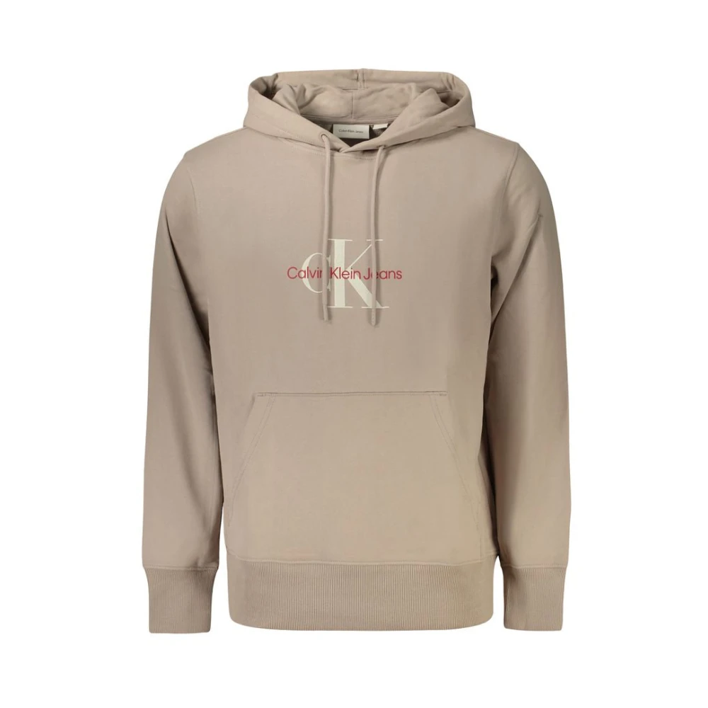Calvin Klein Beige Katoenen Trui Beige Heren