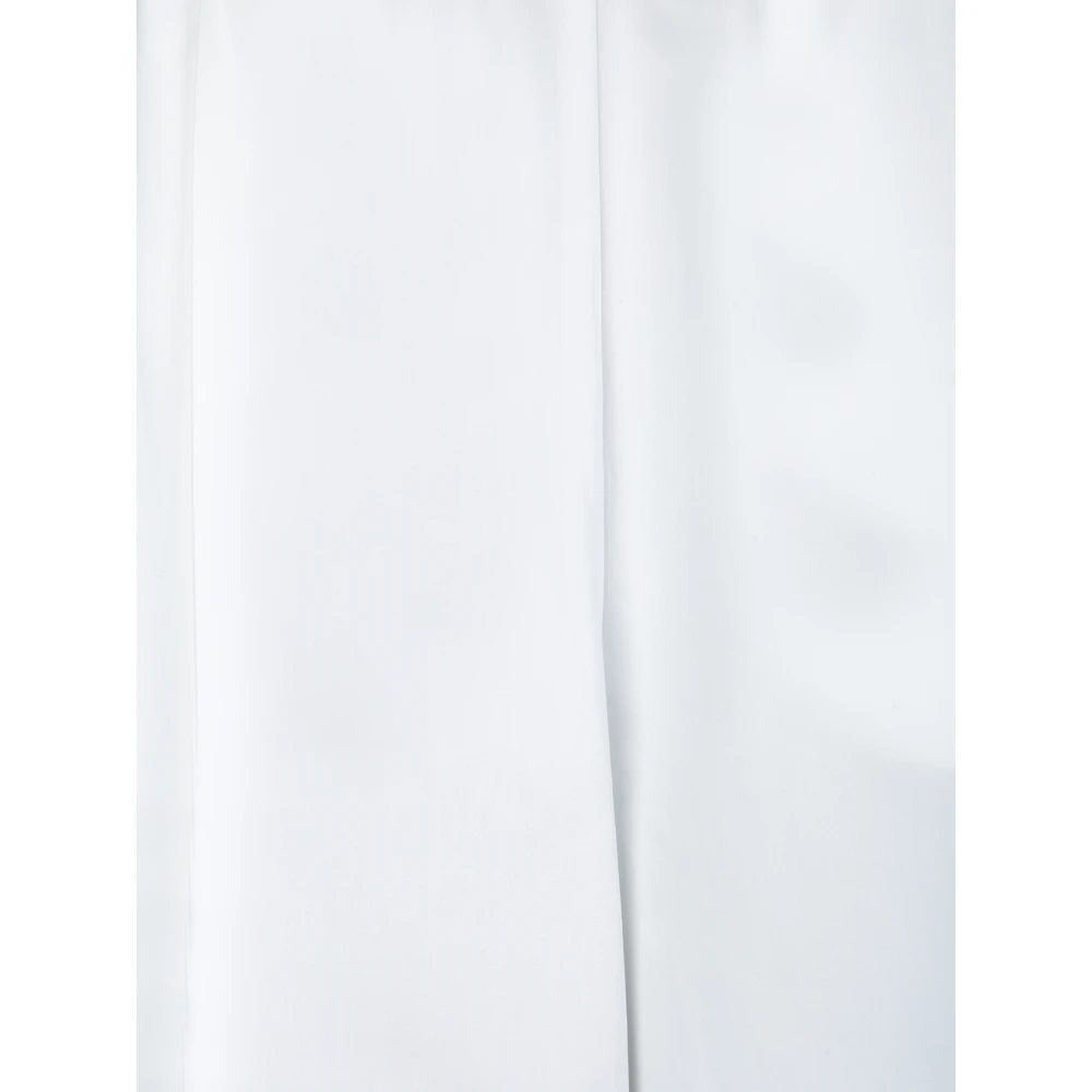 Fabiana Filippi Witte Katoenen Elastische Taillebroek White Dames