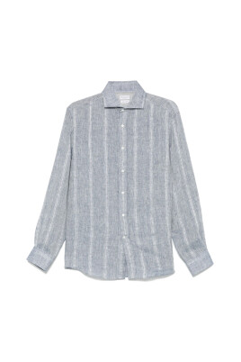 indigo-blue-button-up-shirt