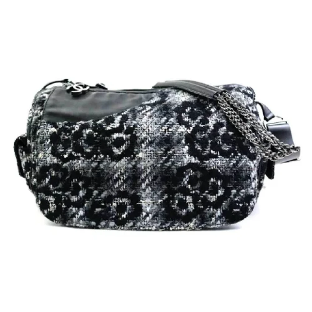 Chanel Vintage Pre-owned Fabric shoulder-bags White Dames