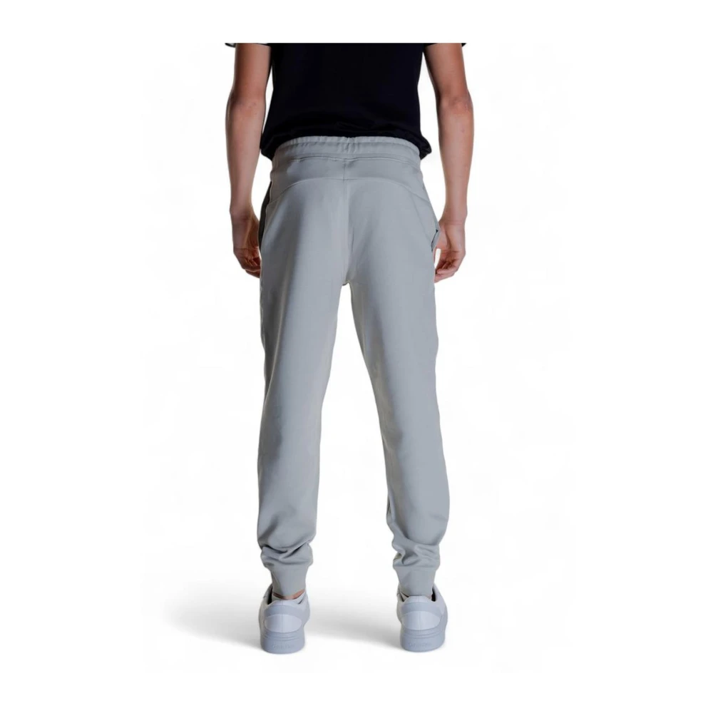 Calvin Klein Grijze Logo Tape Joggers Relaxte Pasvorm Gray Heren