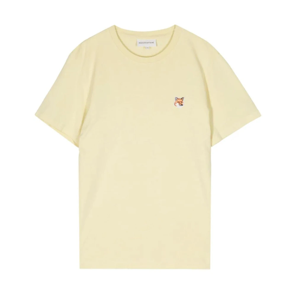 Maison Kitsuné T-Shirts Yellow Dames