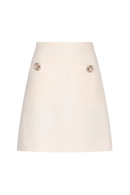 Crepe Couture Solid Kjol