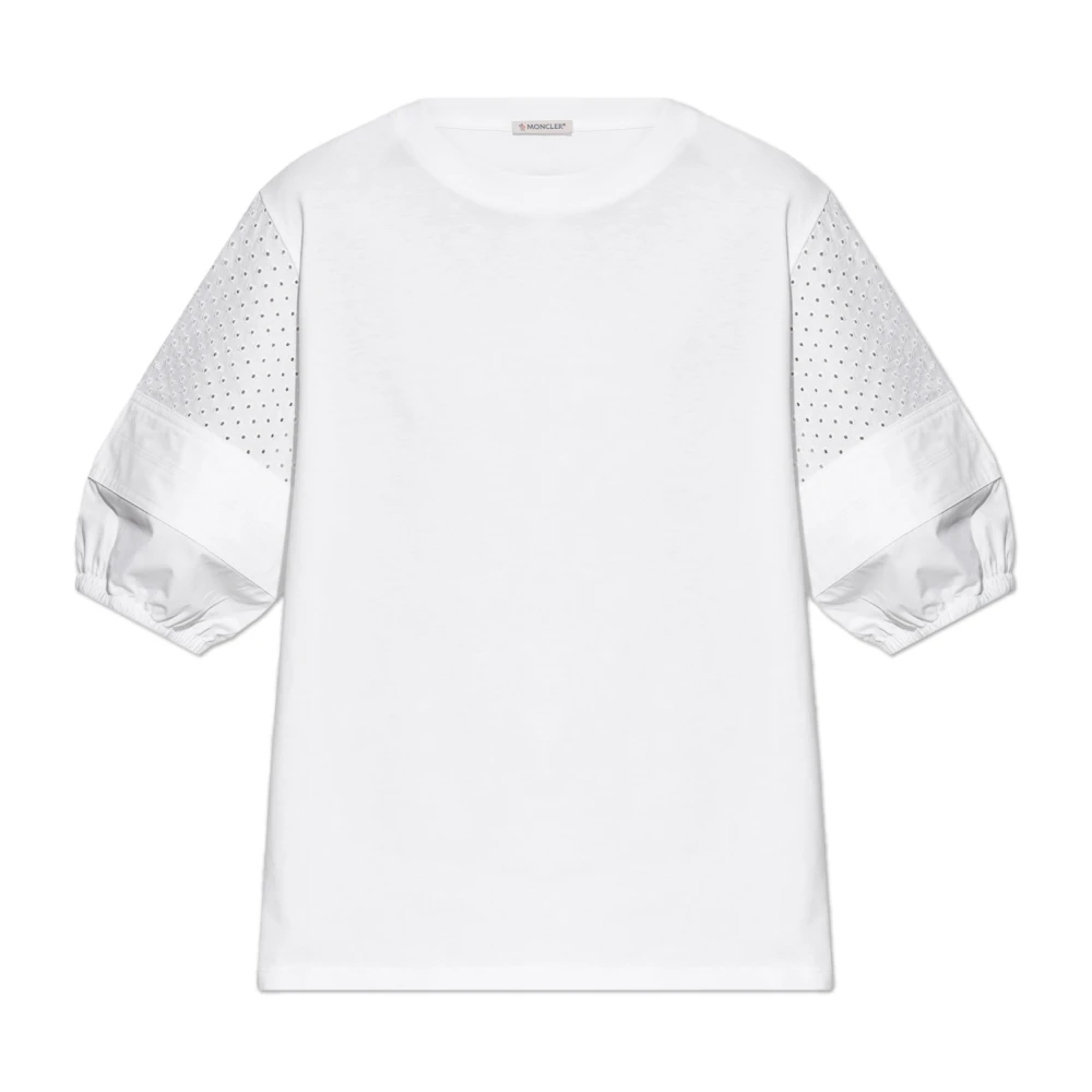 Moncler Donna Bianco Top, M, New,