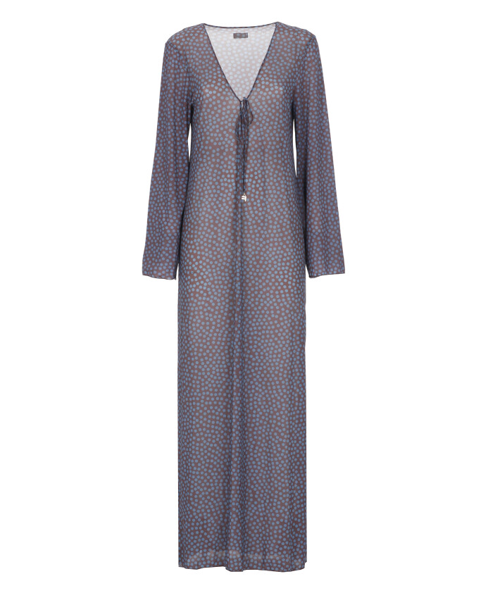 robe-a-pois-col-en-v