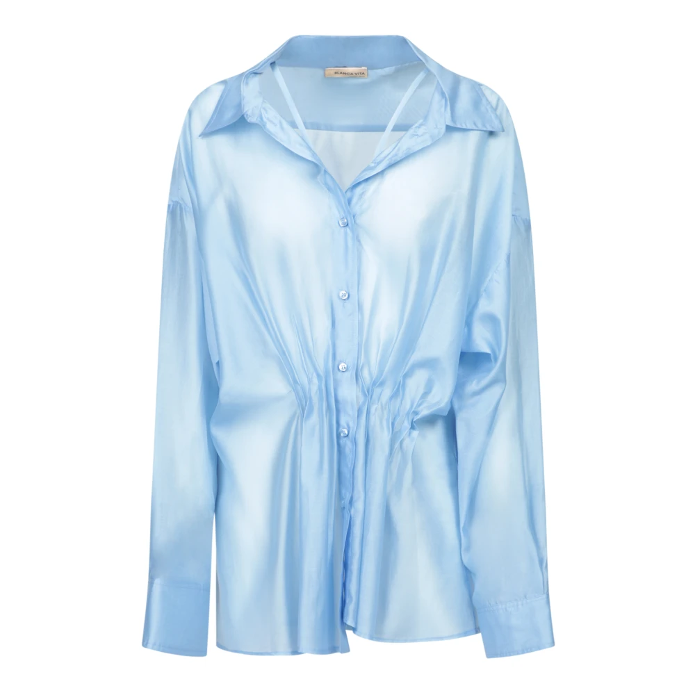 Blanca Vita Blauw Shirt Dameskleding Blue Dames