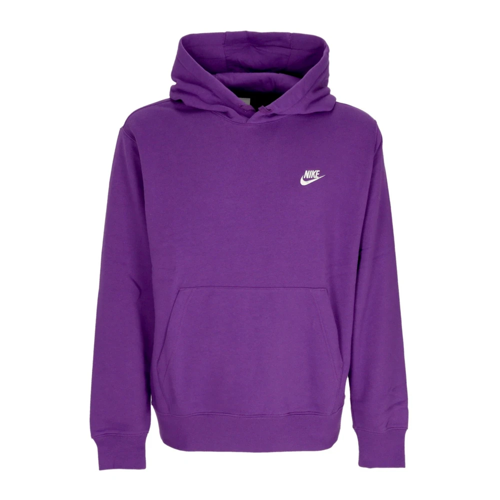 Nike Club Hoodie Pullover Basketball Purple Heren