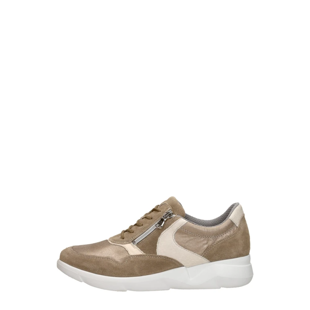 Waldläufer K-Funky Veterschoenen Laag Dames Schoenen Beige