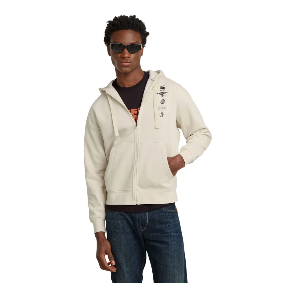 G-Star Stijlvolle Denim Jeans voor Mannen Beige Heren