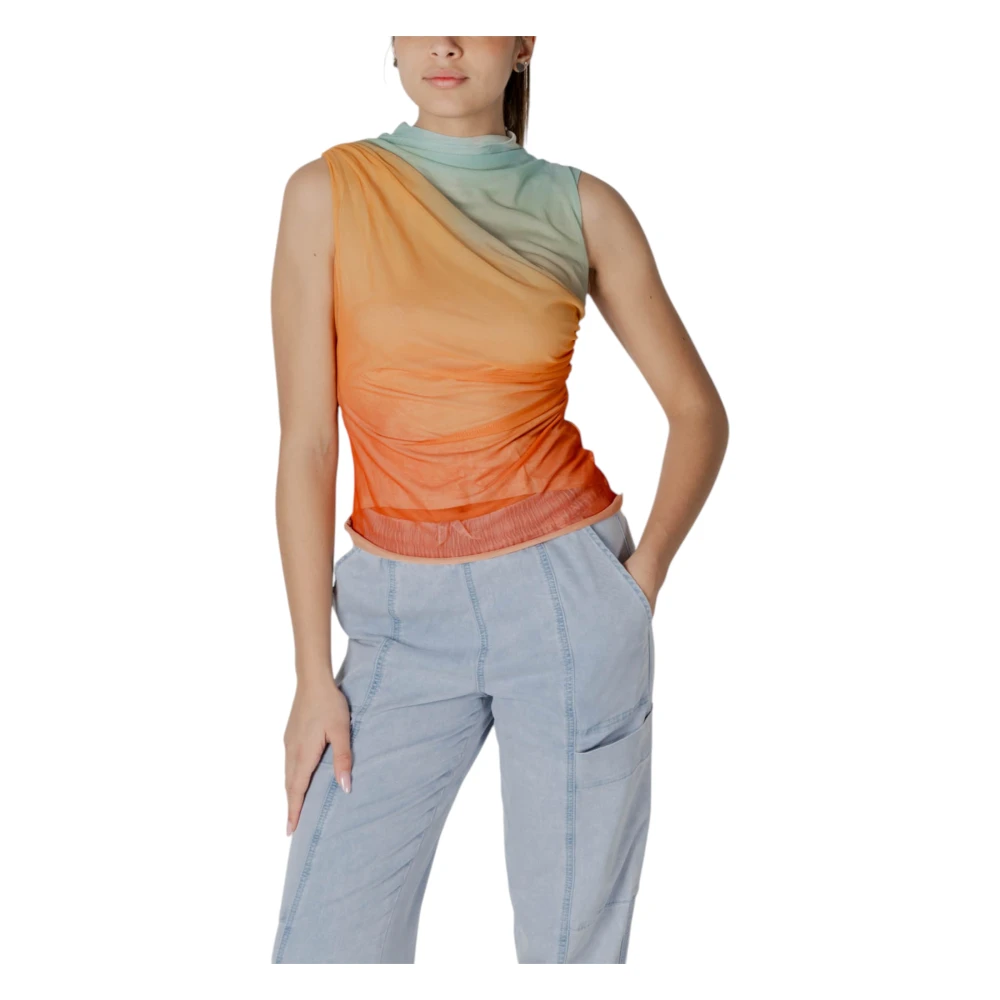 Desigual Canvas Dames Collectie Polyester Elastaan Lycra Orange Dames