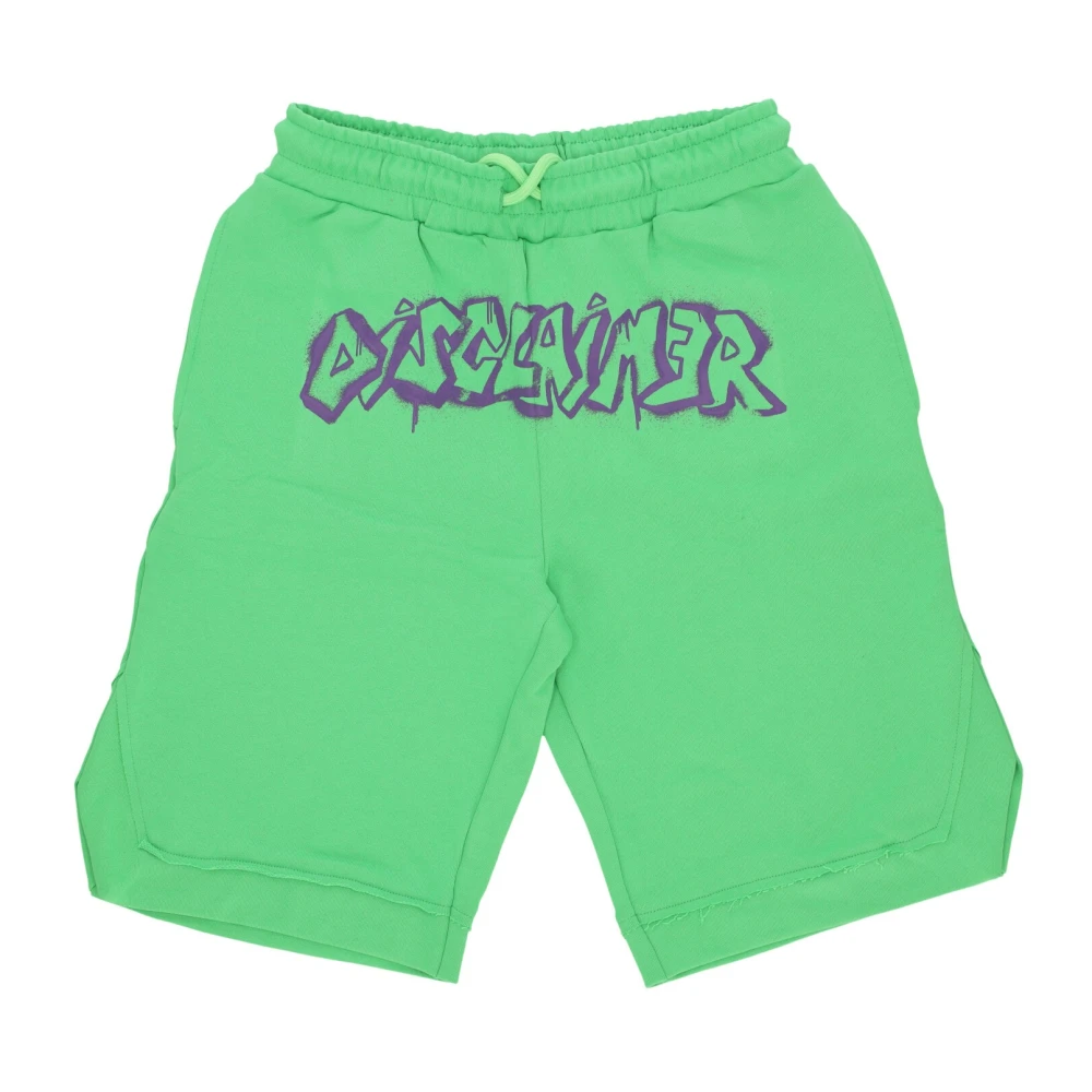 Disclaimer Logo Short Lime Purple Streetwear Suit Green Heren