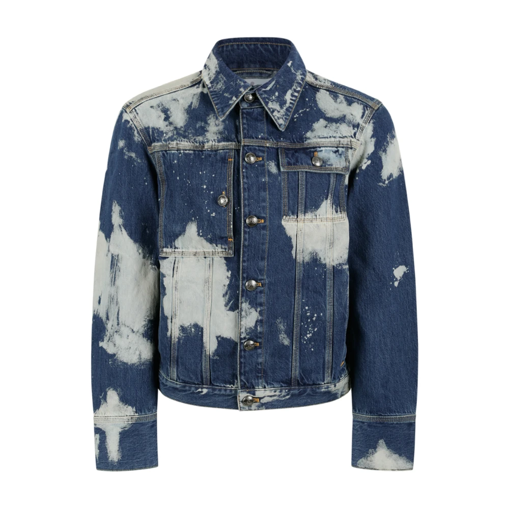 Vivienne Westwood Bleached Denim Jacket - Male - Denim Jackets - Blue - L - Jackets