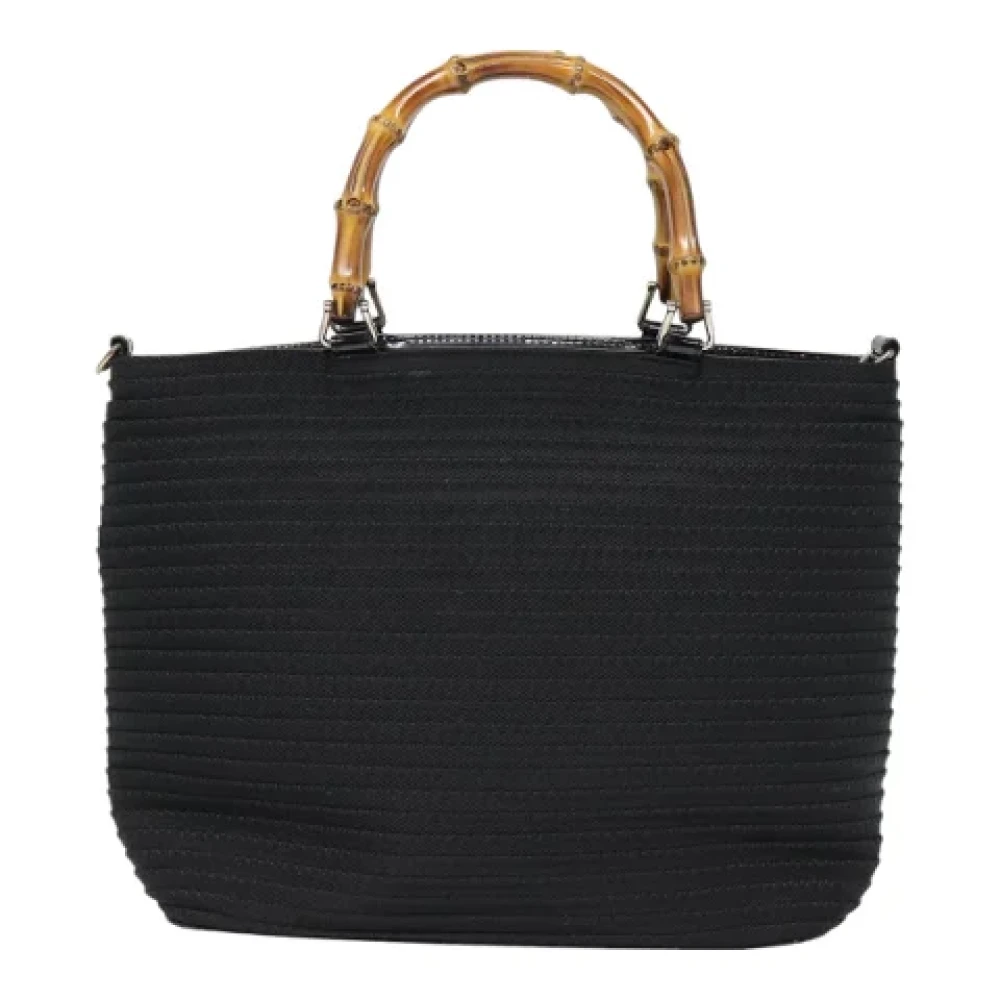 Gucci Vintage Pre-owned Fabric gucci-bags Black Dames