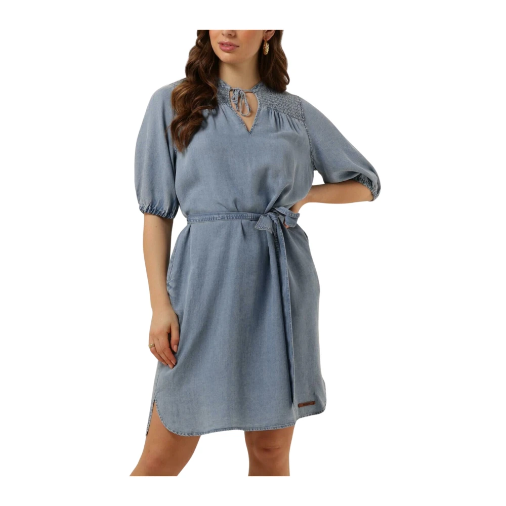 Moscow Blauwe Mini Jurk 119-06-Will Blue Dames
