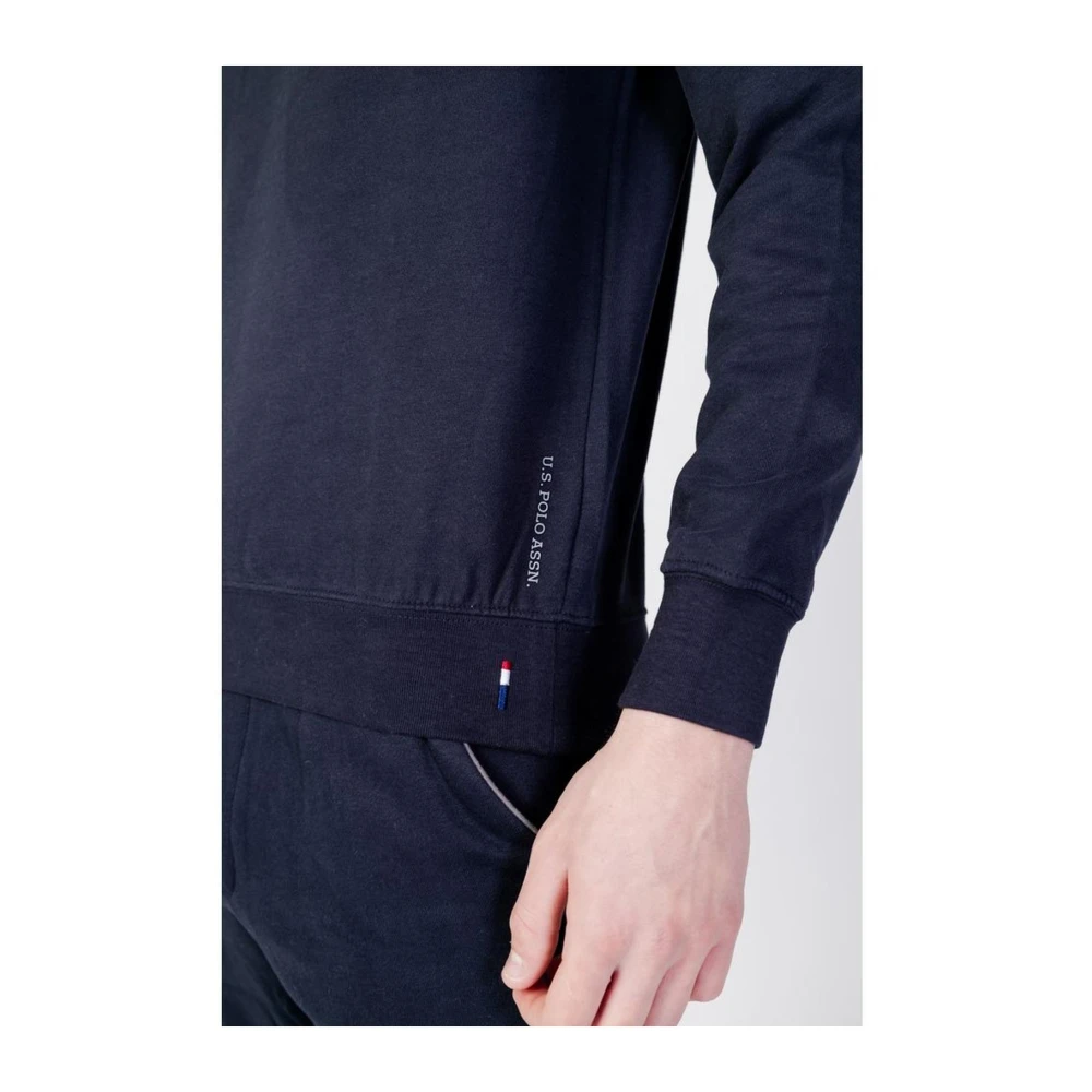 U.s. Polo Assn. Klassieke Katoenmix Sweater in Blauw Blue Heren
